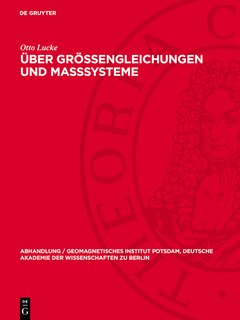 Front cover_Über Größengleichungen und Maßsysteme
