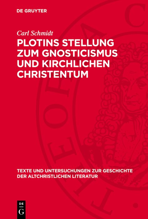 Front cover_Plotins Stellung zum Gnosticismus und kirchlichen Christentum