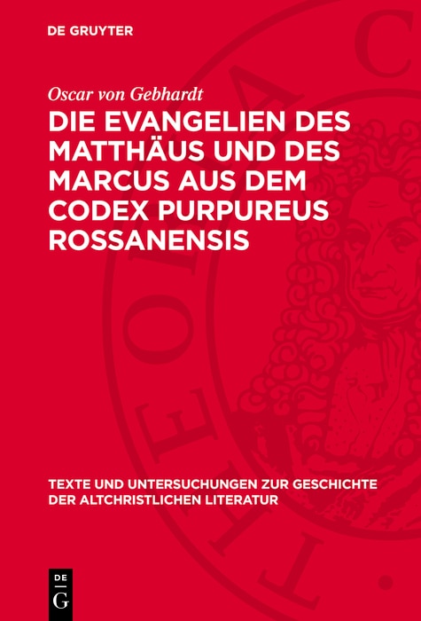 Front cover_Die Evangelien des Matthäus und des Marcus aus dem Codex Purpureus Rossanensis
