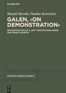 Couverture_Galen, ›On Demonstration‹