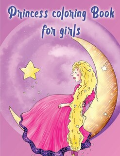 Front cover_Princess Coloring Book For Girls