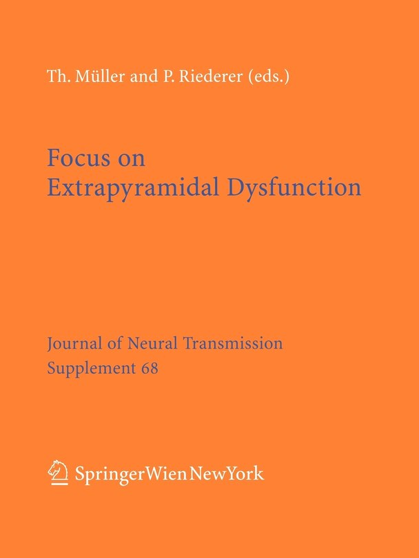 Couverture_Focus On Extrapyramidal Dysfunction