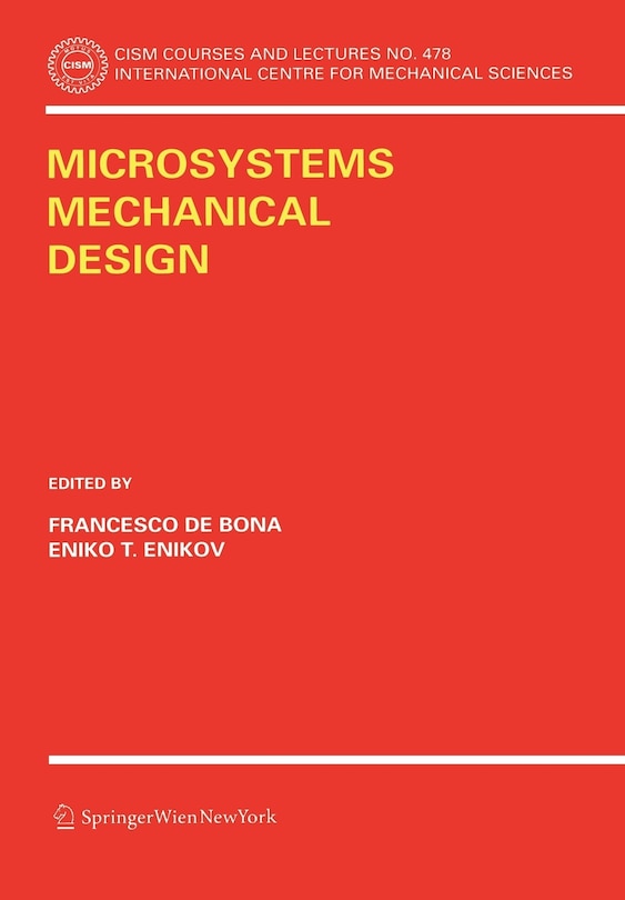 Front cover_Microsystems Mechanical Design