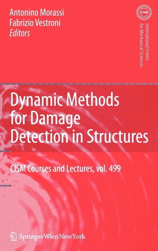 Couverture_Dynamic Methods for Damage Detection in Structures