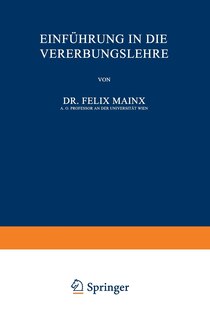 Couverture_Einführung in die Vererbungslehre