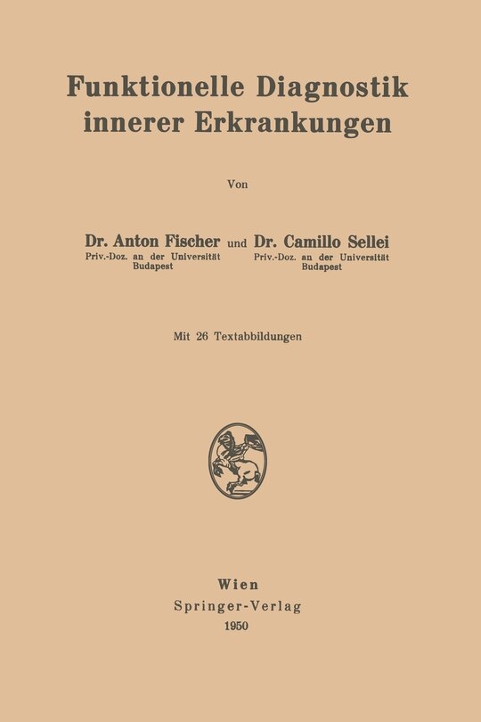 Front cover_Funktionelle Diagnostik innerer Erkrankungen