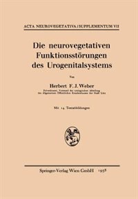 Front cover_Die neurovegetativen Funktionsstörungen des Urogenitalsystems