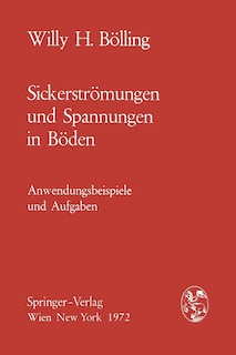 Couverture_Sickerströmungen und Spannungen in Böden