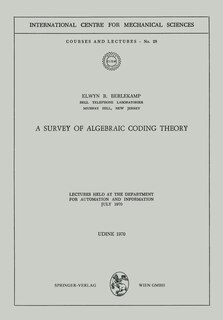 Front cover_A Survey of Algebraic Coding Theory