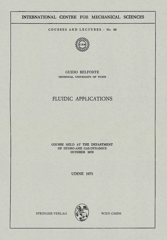 Front cover_Fluidic Applications