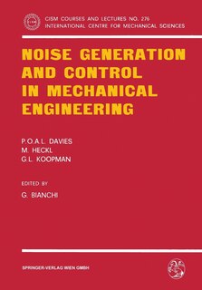 Front cover_Noise Generation And Control In Mechanical Engineering