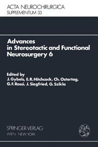 Couverture_Advances in Stereotactic and Functional Neurosurgery 6