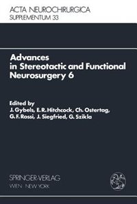 Couverture_Advances in Stereotactic and Functional Neurosurgery 6