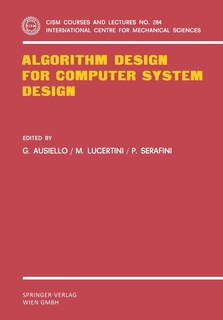 Front cover_Algorithm Design For Computer System Design