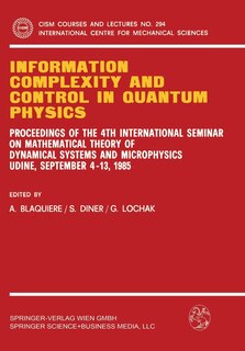 Front cover_Information Complexity and Control in Quantum Physics