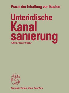 Front cover_Unterirdische Kanalsanierung