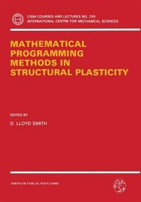Front cover_Mathematical Programming Methods In Structural Plasticity