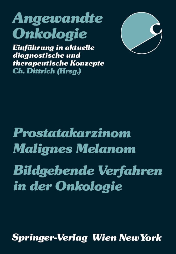 Front cover_Prostatakarzinom Malignes Melanom Bildgebende Verfahren In Der Onkologie