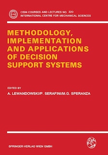 Couverture_Methodology, Implementation And Applications Of Decision Support Systems