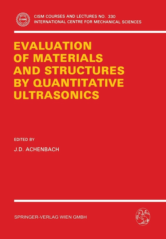 Front cover_The Evaluation of Materials and Structures by Quantitative Ultrasonics