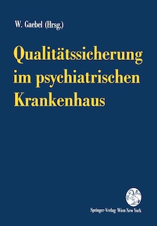 Front cover_Qualitätssicherung Im Psychiatrischen Krankenhaus