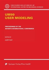 Front cover_UM99 User Modeling