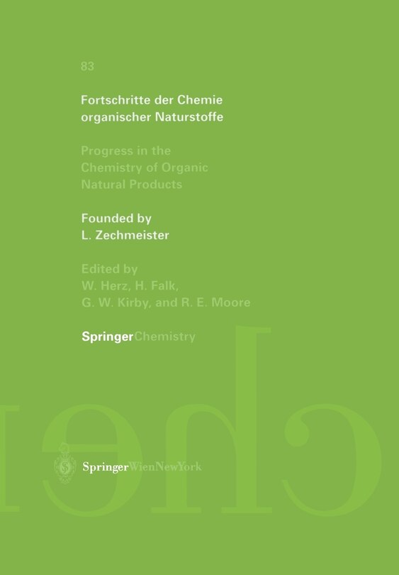 Front cover_Fortschritte der Chemie organischer Naturstoffe