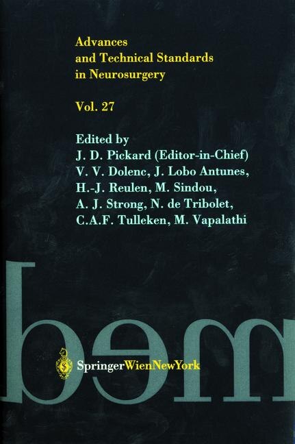 Front cover_Advances and Technical Standards in Neurosurgery