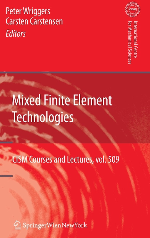 Couverture_Mixed Finite Element Technologies