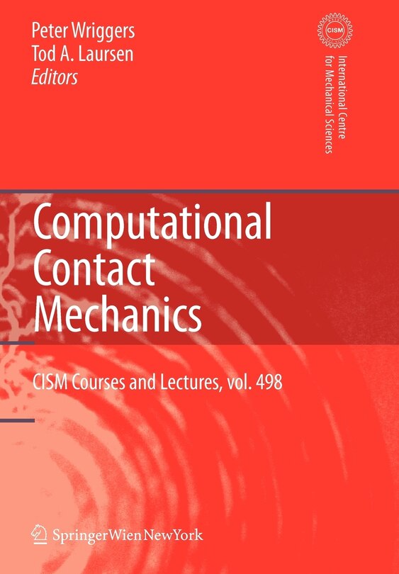 Front cover_Computational Contact Mechanics