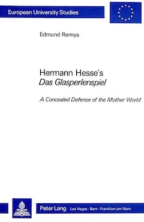 Couverture_Hermann Hesse's Das Glasperlenspiel