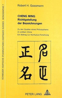 Front cover_Cheng Ming: Richtigstellung Der Bezeichnungen