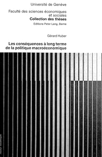 Front cover_Les cons�quences � long terme de la politique macro�conomique