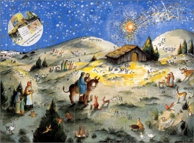 Histoire de Noël racontée aux enfants: calendrier de l'Avent