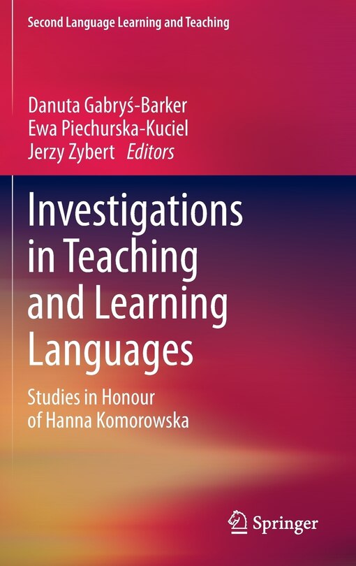 Front cover_Investigations in Teaching and Learning Languages