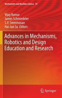 Couverture_Advances in Mechanisms, Robotics and Design Education and Research