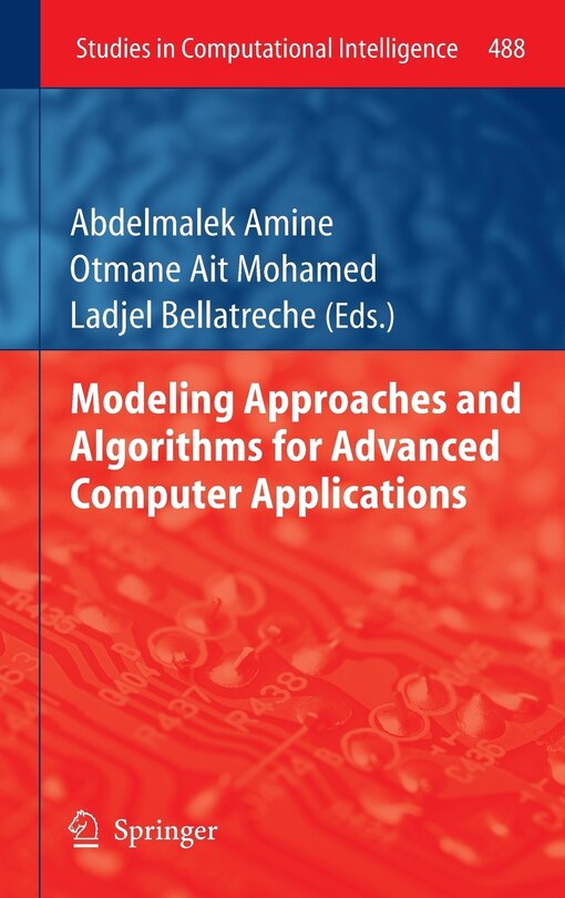 Couverture_Modeling Approaches and Algorithms for Advanced Computer Applications