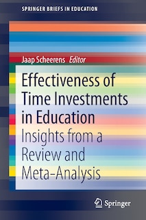 Front cover_Effectiveness of Time Investments in Education