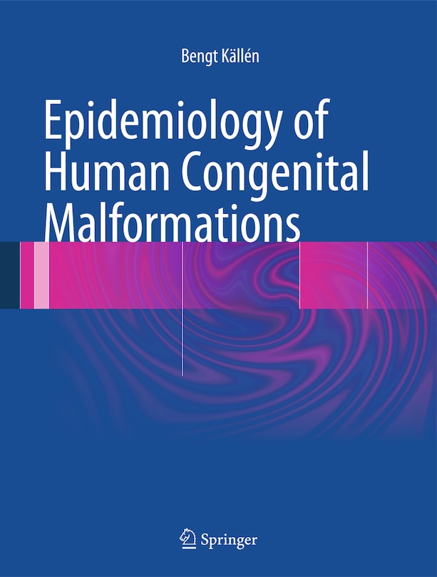 Front cover_Epidemiology of Human Congenital Malformations