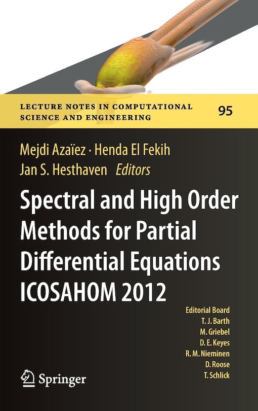 Couverture_Spectral and High Order Methods for Partial Differential Equations - ICOSAHOM 2012