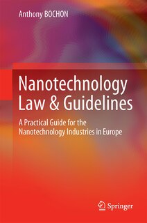 Front cover_Nanotechnology Law And Guidelines