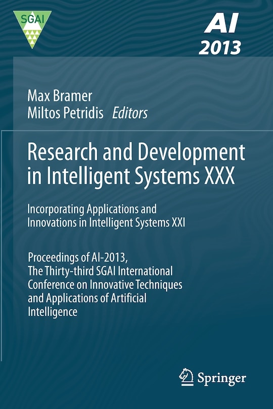 Front cover_Research and Development in Intelligent Systems XXX