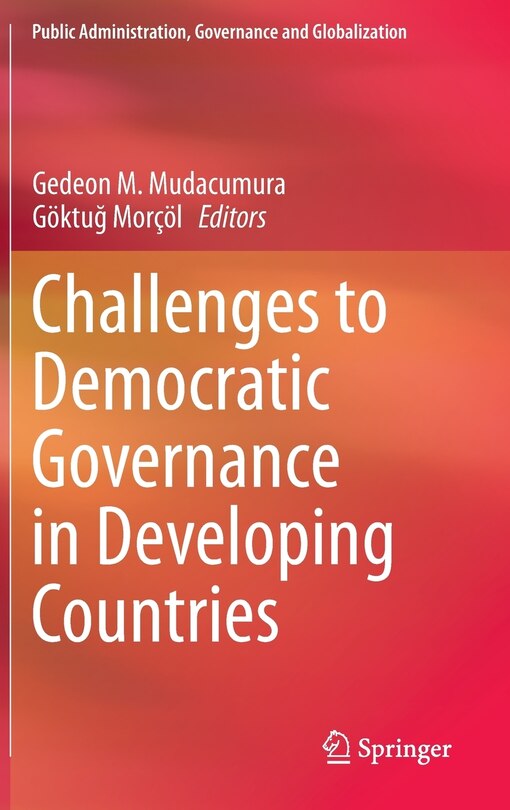 Couverture_Challenges to Democratic Governance in Developing Countries
