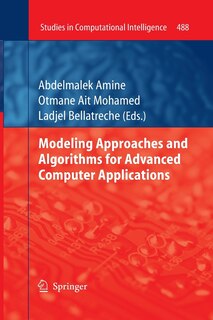 Couverture_Modeling Approaches And Algorithms For Advanced Computer Applications