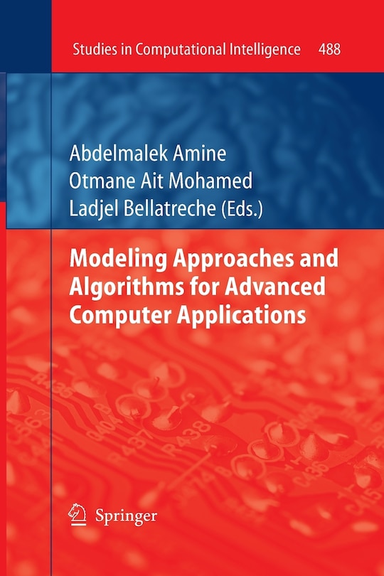 Couverture_Modeling Approaches And Algorithms For Advanced Computer Applications