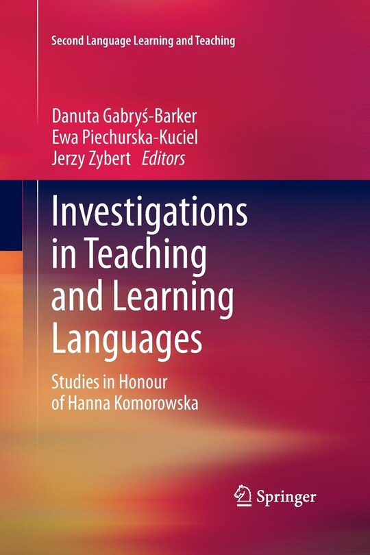 Front cover_Investigations in Teaching and Learning Languages