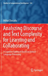 Front cover_Analyzing Discourse and Text Complexity for Learning and Collaborating