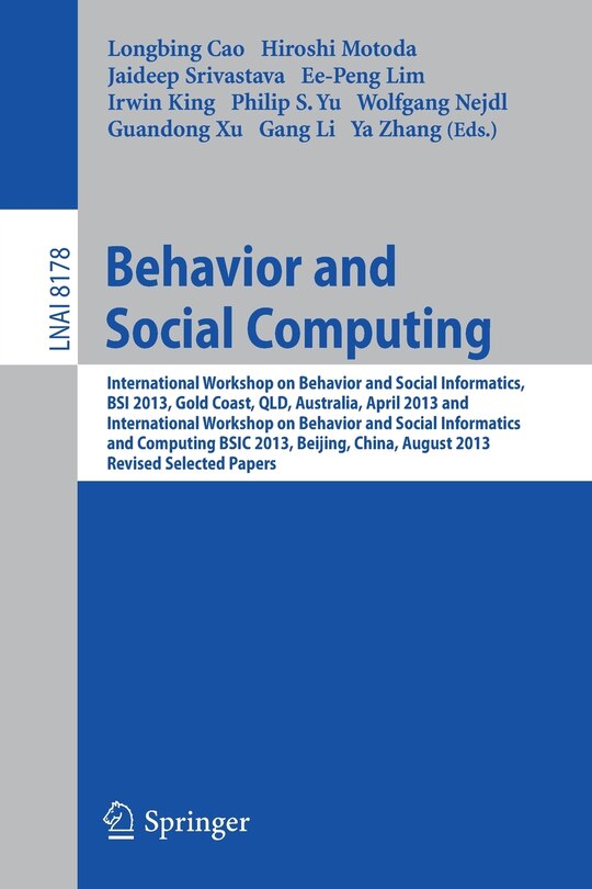 Front cover_Behavior and Social Computing