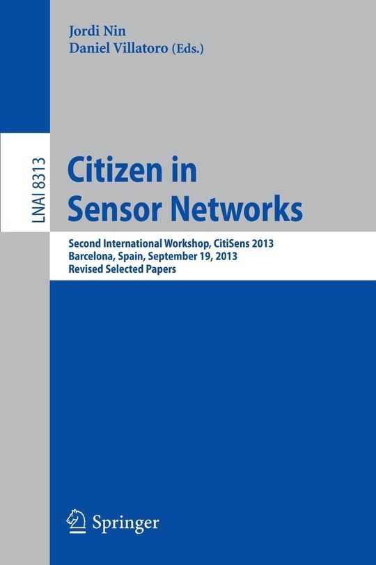 Front cover_Citizen in Sensor Networks