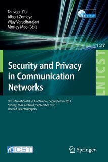 Couverture_Security and Privacy in Communication Networks